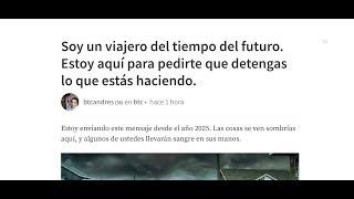 HE VISTO EL FUTURO DE BITCOIN. HE VISTO DONDE TERMINA