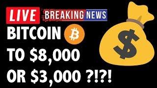What First? $8K or $3K for Bitcoin (BTC)?! - Crypto Trading Price Analysis & Cryptocurrency News