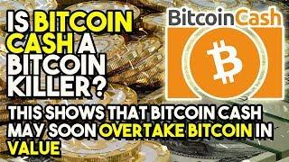 IS BITCOIN CASH A Bitcoin KILLER? - THIS Shows That Bitcoin Cash MAY Soon Overtake Bitcoin In Value