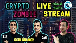 Crypto Zombie x Coin Crunch | LIVE Stream | Cryptocurrency Chat: Best Practices And How To Spot Gems
