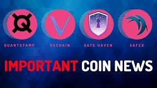 Big Moves from Quantstamp, Safe Haven, Safex and VeChain - Today's Crypto News