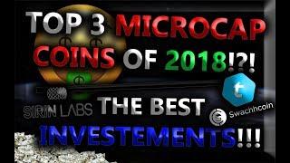 MY TOP 3 MICROCAP COIN PICKS OF 2018!?! THE BEST Q4 INVESTMENTS!!! *25-50x GAINS IN Q4!!!*
