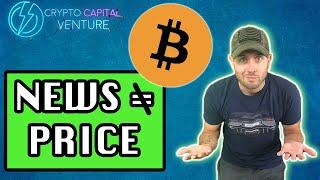 Why Is BITCOIN NEWS Not Moving price?