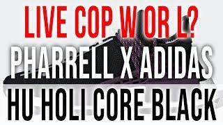 LIVE COP:  PHARRELL WILLIAMS X ADIDAS NMD HU HOLI CORE BLACK