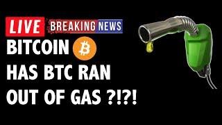 Has Bitcoin (BTC) Ran Out of Gas?! - Crypto Market Technical Analysis & Cryptocurrency News