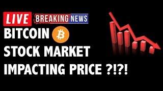 Stock Market Crash is Impacting Bitcoin (BTC)?! - Crypto Technical Analysis & Cryptocurrency News