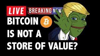 CRYPTO: IS BITCOIN STORE OF VALUE? CRYPTOCURRENCY,LITECOIN,ETHEREUM,XRP RIPPLE,TRON TRX,EOS,BTC NEWS