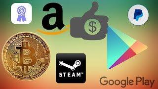 EARN MORE THAN $10 A DAY WITH THIS APPLICATION (Amazon, PayPal, Bitcoin, PSN ...)