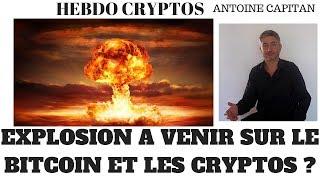 Baisse de la volatilité sur le marché des cryptos et du BITCOIN, explosion à venir ?