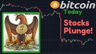 Bitcoin & Stocks Falling! | Stock Market CRASH Continues With AMAZON Down 18%