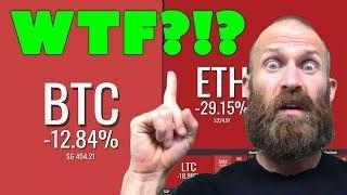 Why are Bitcoin & Crypto Prices Crashing???  WTF?!?