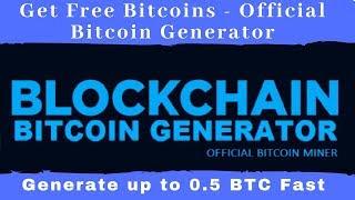Get Free Bitcoins - Official Bitcoin Generator