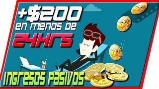 ✅ GANA DINERO Con Bitcoin +$200 En Menos De 24HRS Prueba De Pago Cryptominingfarm