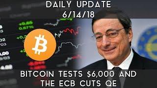 Daily Update (6/14/18) | Bitcoin tests $6,000 & ECB ends QE