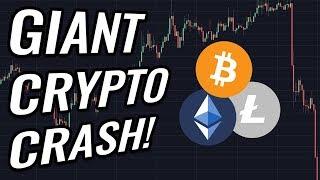 Massive Bitcoin & Crypto Market Crash! How Low Will We Go?! BTC, ETH, BCH, LTC & Cryptocurrency News