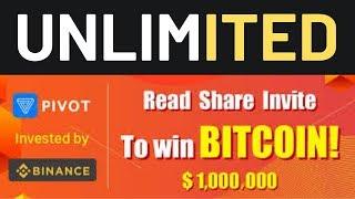 Pivot App - Earn Money Unlimited Bitcoin | refer and earn 40₹ per friend