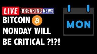 Monday Will Be Critical for Bitcoin (BTC)?! - Crypto Market Technical Analysis & Cryptocurrency News