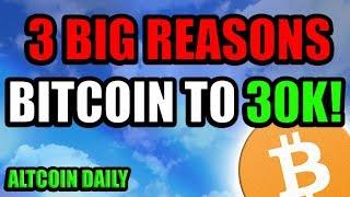 3 BIG Reasons Bitcoin Over 30k By End Of Year!!! AT LEAST!