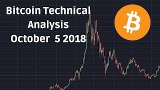 Bitcoin Price Technical Analysis October 5 2018