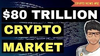 $80 Trillion Crypto Market Prediction, Bitcoin HashPower doubles, Tezos Launch - Crypto News #92