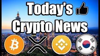 Daily Bitcoin & Cryptocurrency News! [Updates on Bitcoin, Ripple, Binance, & South Korea!]