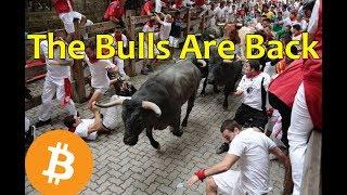 The Bulls are Back - Daily Bitcoin and Cryptocurrency News 8/17/2018