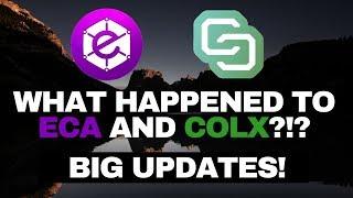 WHAT HAPPENED TO ECA AND COLX!? BIG UPDATES!! #Crypto #Bitcoin