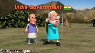India Government on Bitcoin Funny Video Modi