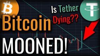 Bitcoin Moons As Tether Shows Signs Of Collapse!