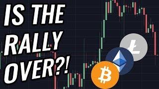 Is The Bitcoin And Crypto Market Rally Already Over?! BTC, ETH, BCH, LTC & Cryptocurrency News!