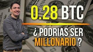 ???? Si tienes 0.28 #Bitcoin podrías ser millonario en el futuro ?