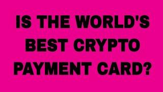 New Cryptocurrency Visa Payment Card!!!