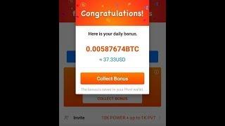 App pivot me pagou 0.001 bitcoin em 5 dias corre que é gratis