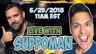 Live Hangout With SUPPOMAN! Interview with Michael Suppo. Lets Talk BitCoin and Cryptocurrency