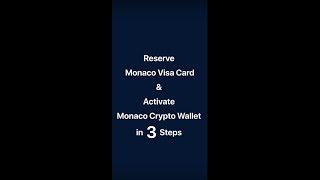 Monaco Card Reservation Demo Video