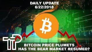 Cryptocurrency Bear Market Resumes With Massive Selling Power... But Why? | Daily Crypto Update