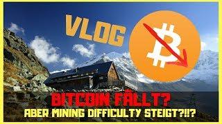 VLOG ► Mining Schwierigkeit steigt ► Bitcoin Preis fällt?