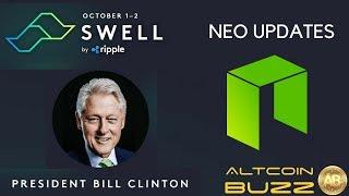 President Bill Clinton at Ripple XRP Conference SWELL, NEO Update, Paul Krugman  - Crypto News